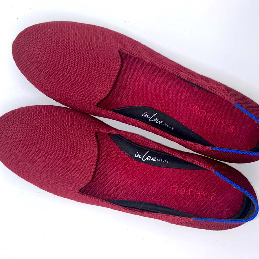Retired Rothy's The Lounge Loafer Maroon - Sz 10